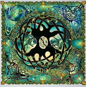 Celtic Tree of Life is an original design by Welsh artist Jen Delyth copy1989 